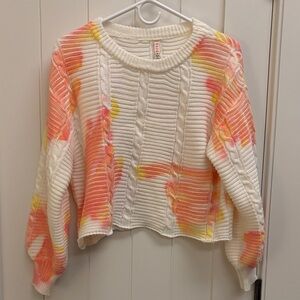 Raga Colorful Cable Knit Sweater